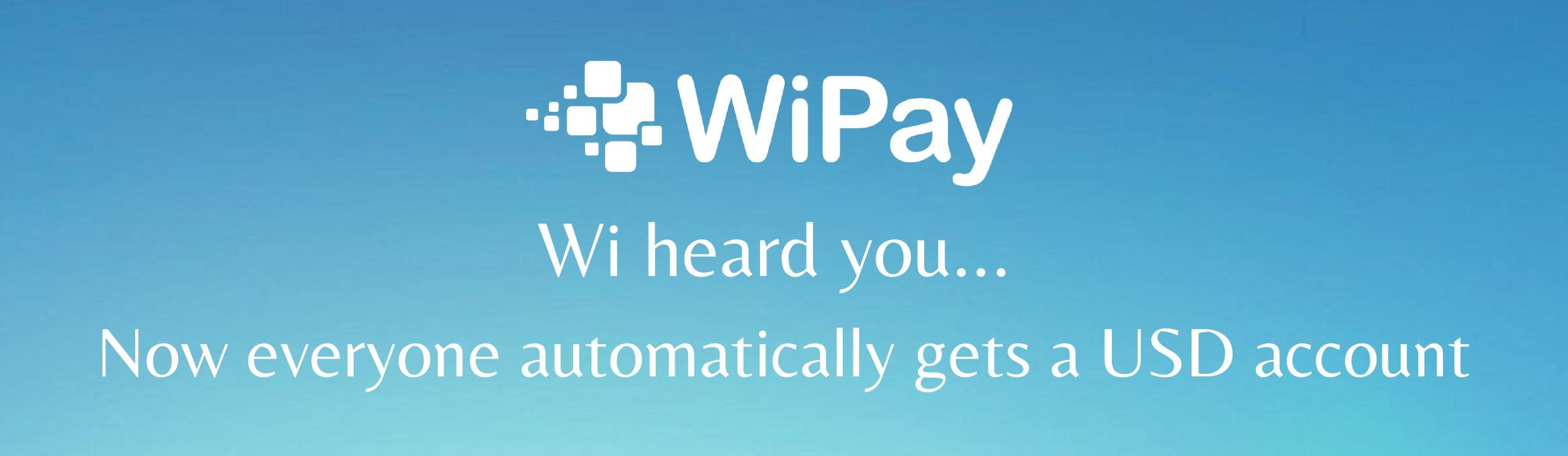 GET PAID IN USD WITH YOUR WIPAY ACCOUNT